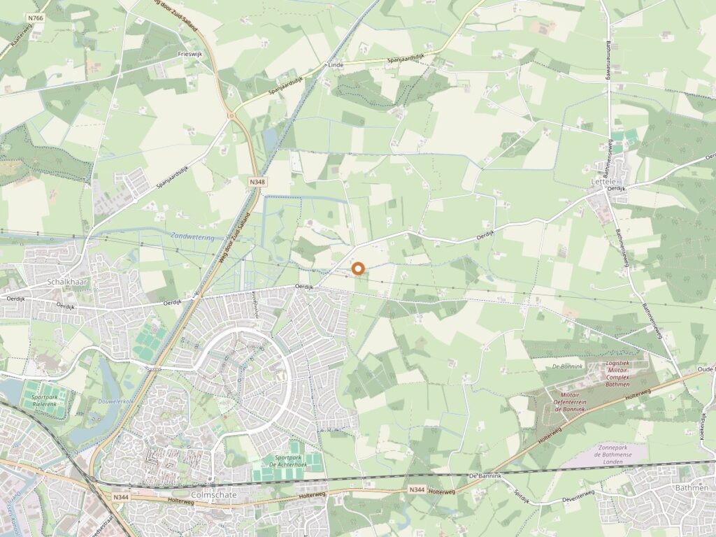 Plattegrond van Deventer voor zanger huren in Overijssel