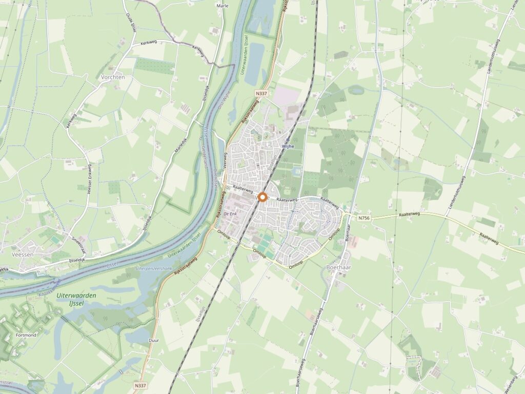 Plattegrond van Wijhe voor zanger huren in Overijssel